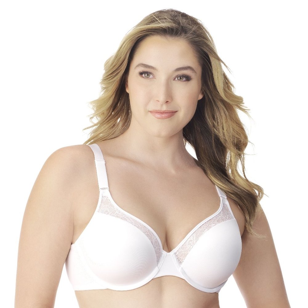 Vanity Fair Flattering Lift Bra White 40DD Plus